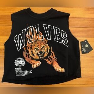 Darc Sport Blaze Vintage Cropped Muscle London Crewneck S